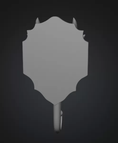 Cute Dragon Wall Hook – STL File for 3D Printing - Model preview 11