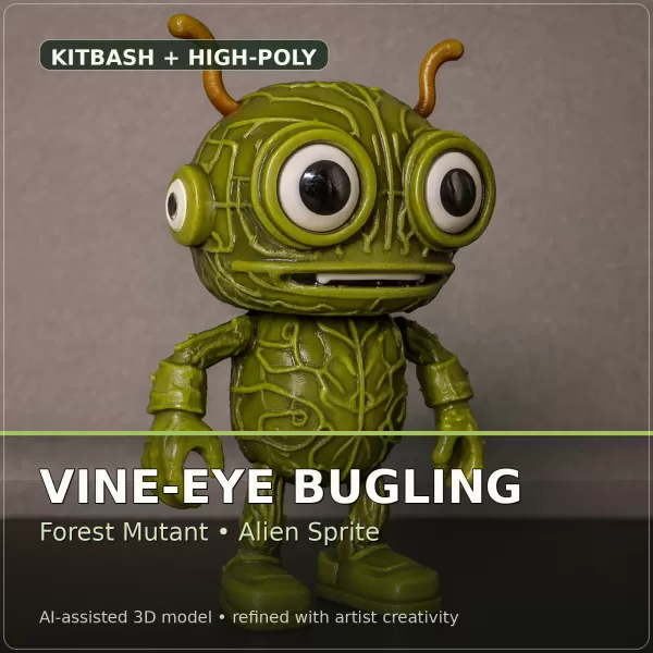 Verdant Fantasy Creatures – High-Poly Character Collection - Model preview 2
