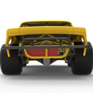 Vintage Dirt late model Race car Version 2 Scale 1:25 - Model thumbnail 16