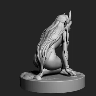 Night elf girl - Model thumbnail 3