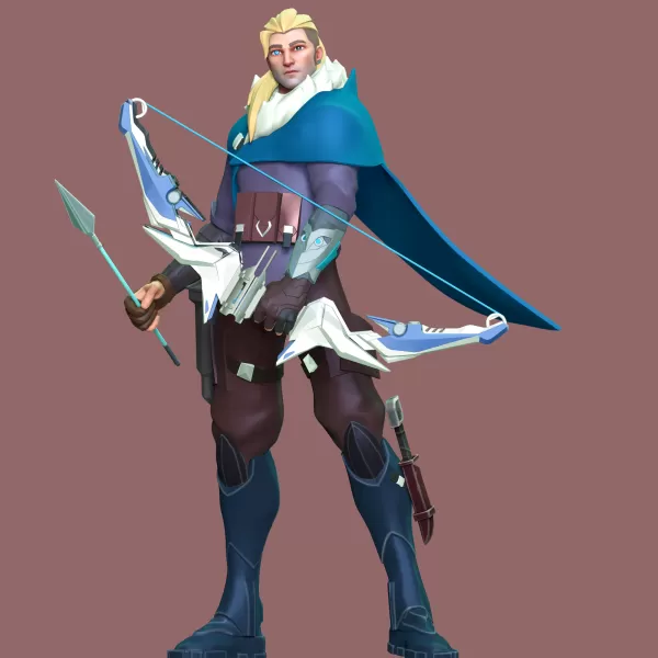 Sova Valorant FanArt - Model preview 1