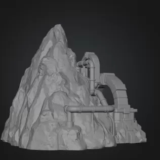 Dwarven Lava Forge STL File for 3D Print - Model thumbnail 14