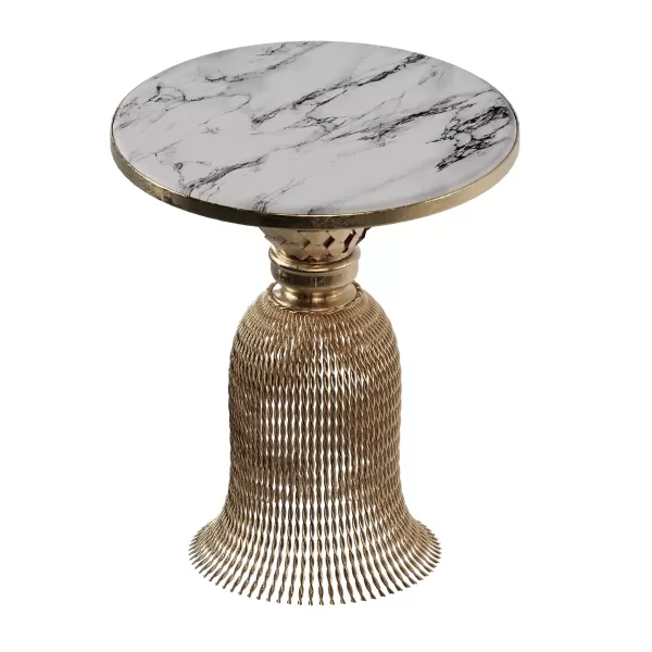 Kay Marble Table with Tassels - Model preview 4