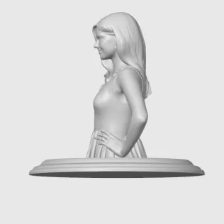 Erin Moriarty 3D Bust - Model thumbnail 5