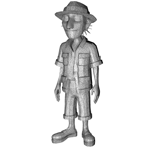 Stylized Character Collection Vol. 01 – Kitbash High-Poly 3D Mod - Model preview 11