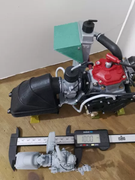 ROTAX FR 125 MAX EVO go kart engine 10 pieces - Model preview 17