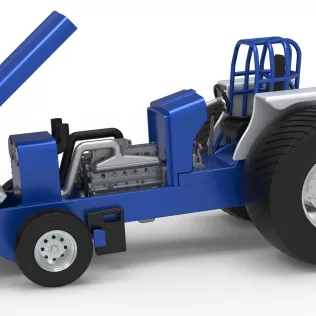 Pro Stock Pulling Tractor Version 5 Scale 1:25 - Model thumbnail 25