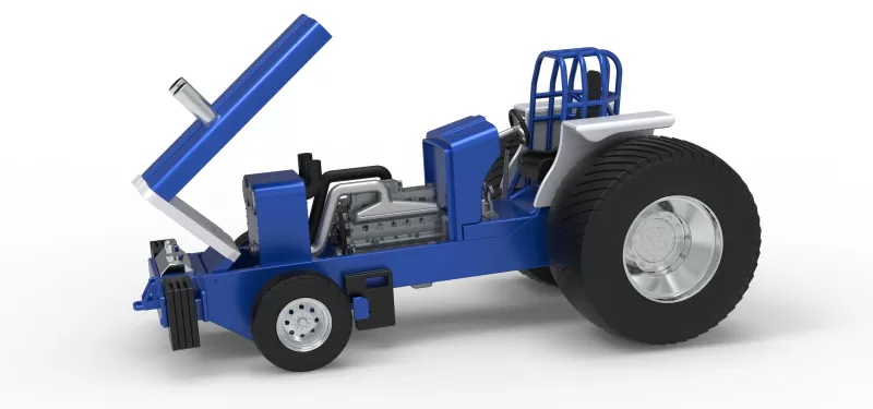Pro Stock Pulling Tractor Version 5 Scale 1:25 - Model preview 25