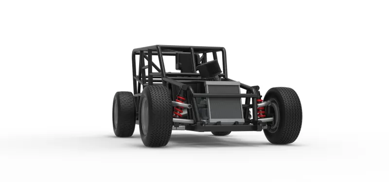 Dwarf car Base Scale 1:25 - Model preview 27