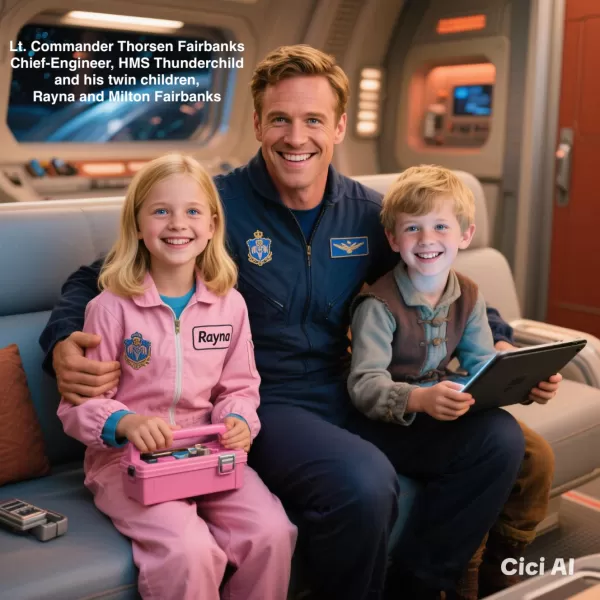 HMS Thunderchild AD01 Ship's Badge Wall Plaque - Model preview 10