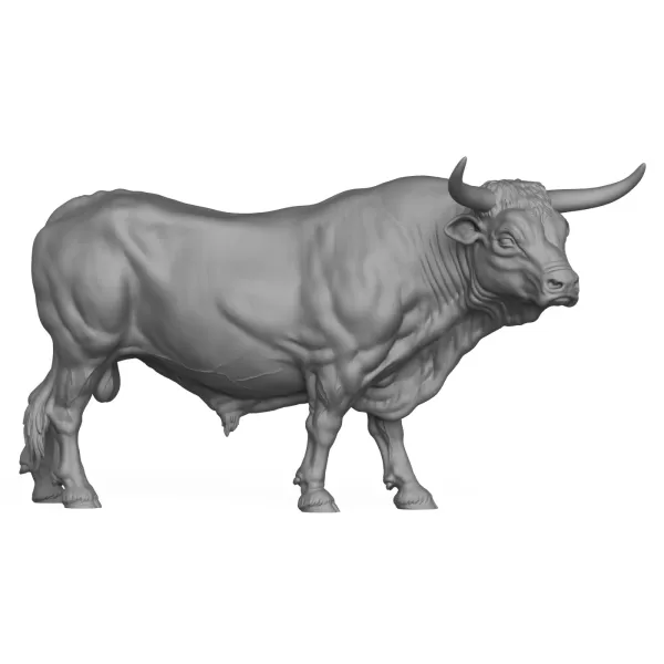 3D Printable Big Bull - Model preview 2