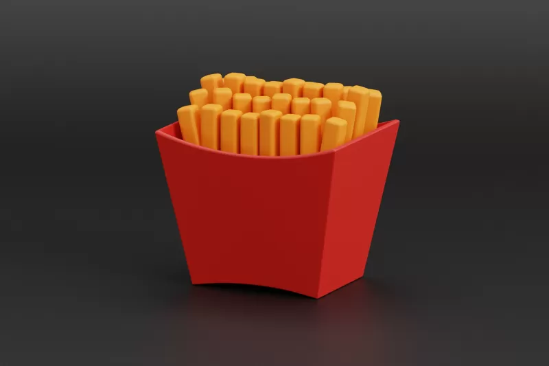 French Fries - Model preview 2