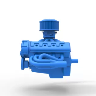 Engine of New Zealand Superstock car Scale 1:25 - Model thumbnail 8