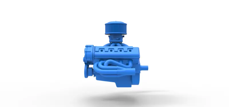 Engine of New Zealand Superstock car Scale 1:25 - Model preview 8