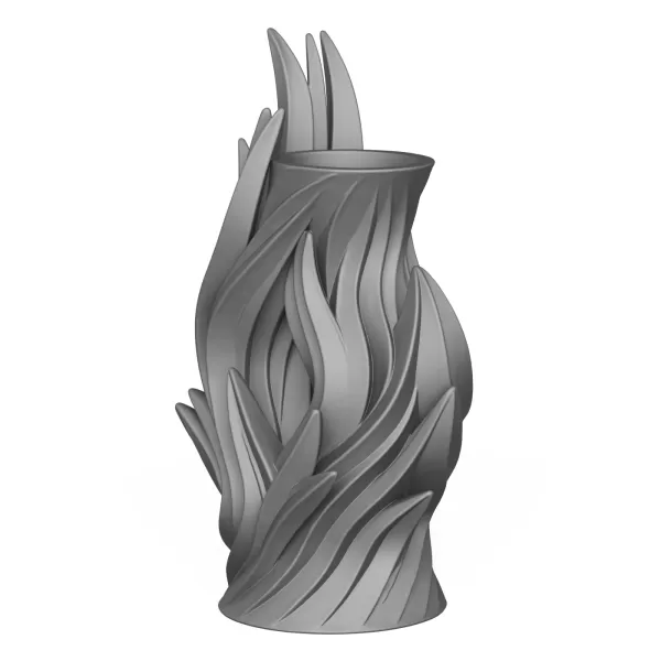 Beautiful Flower Vase 3D Print Model - Model preview 4