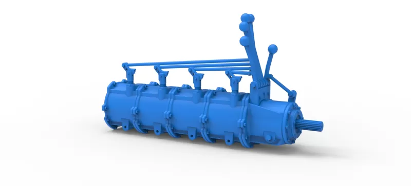 Modular planetary transmission for drag racing Scale 1:25 - Model preview 10