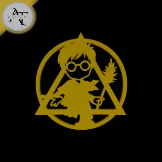 Harry Potter - Silhouette - 2D Wall Art Decor