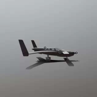 Rutan Model 40 Defiant - Model thumbnail 1