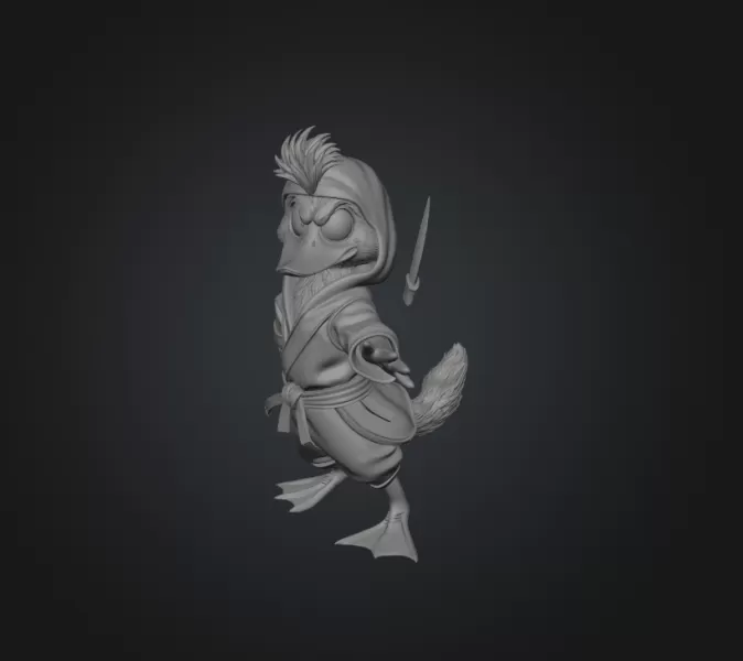 Ninja duck - Model preview 1
