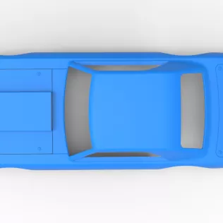 Shell of Vintage Semi-Late Model Stock Car Scale 1:25 - Model thumbnail 9