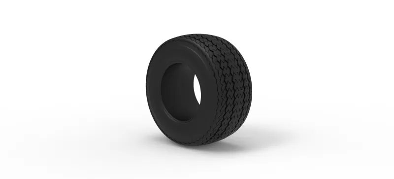 Tire of BriSCA Micro Formula 2 Stock Car Scale 1:16 - Model preview 7