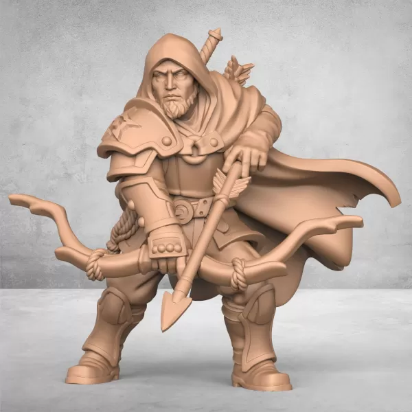Ancient Archer Attacking - Model preview 1