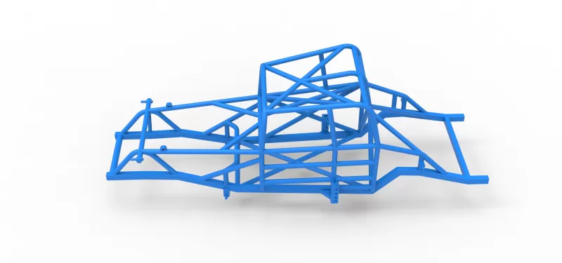 Frame of Canadian vintage modified stock car Scale 1:25 - Model preview 7