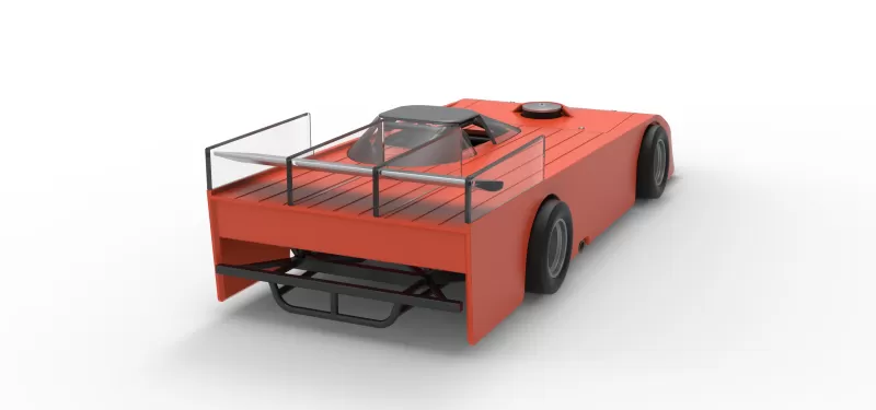 Vintage Asphalt Outlaw Super late model 1:25 - Model preview 18