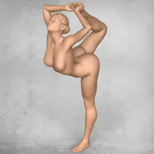 Yoga Female Pose Collection - Model thumbnail 17