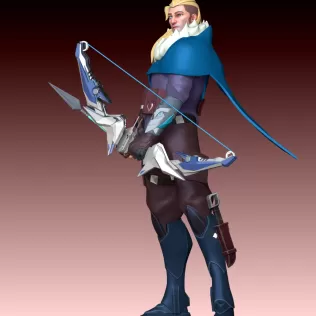 Sova Valorant FanArt - Model thumbnail 4