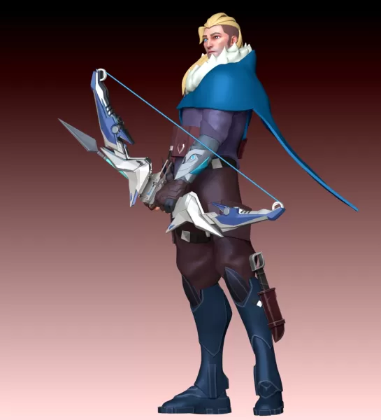 Sova Valorant FanArt - Model preview 4