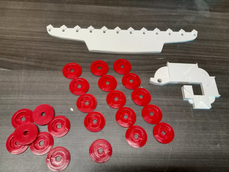 Sheet Metal Body Tools and Washer - Model preview 1