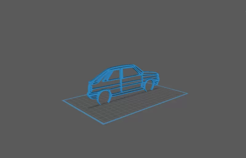 Renault - 11 Turbo Classic Wall Art - Model preview 1