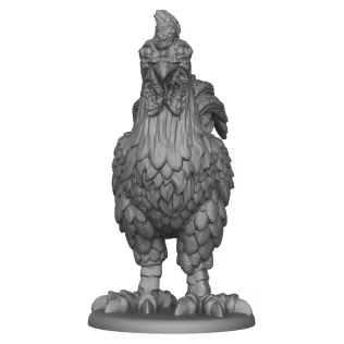 3D Printable Rooster Statue - Model thumbnail 2