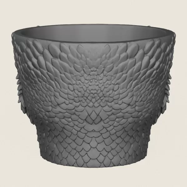 Eagle Head Planter - Model preview 6