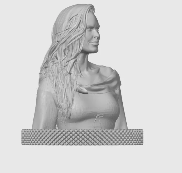 Hilary Swank 3D Bust Print - Model preview 9