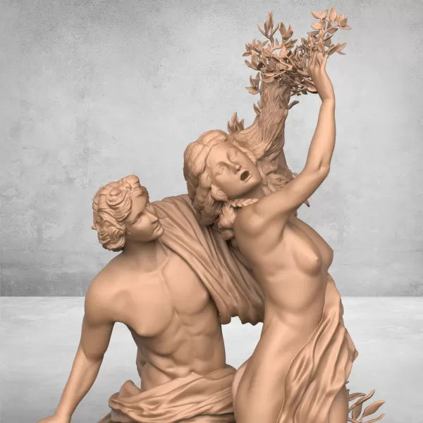 Apollo and Daphne Sculpture - Model preview 2