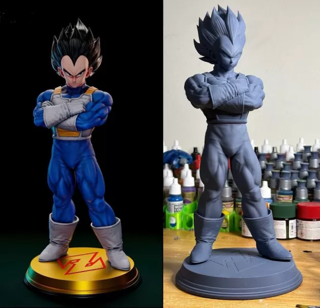 Vegeta Dragon Ball Z - Model preview 1