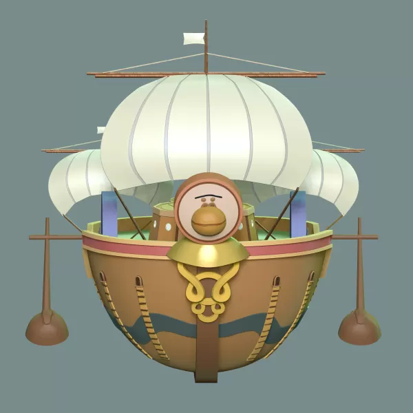 Utan Sonar - One Piece - Model preview 1