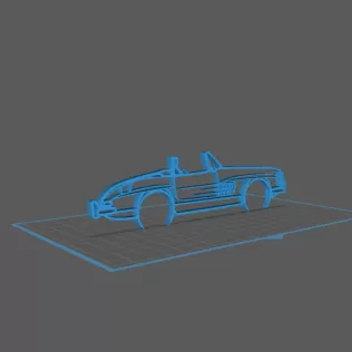 Mercedes - 300 SL Roadster Wall Art