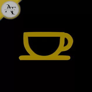 Simple Coffee Cup Symbol - 2D Art