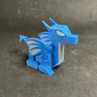 Low Poly Baby RoboDragon - Model thumbnail 6