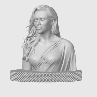 Scarlett Johansson 3D - Model thumbnail 4
