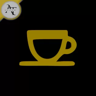 Simple Coffee Cup Symbol - 2D Art