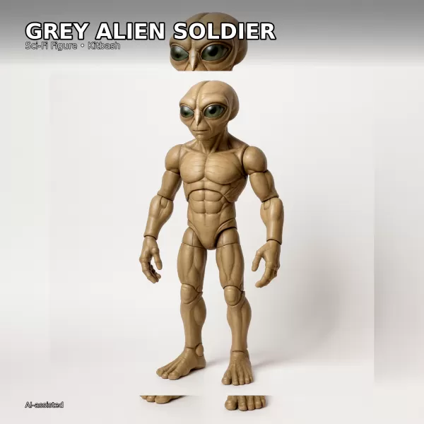 Alien & Fantasy Character Pack (10) — High-Poly Kitbash Bundle - Model preview 18