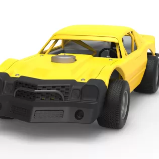 Vintage Dirt late model Race car Version 2 Scale 1:25 - Model thumbnail 5