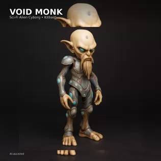 Alien & Fantasy Character Pack (10) — High-Poly Kitbash Bundle - Model thumbnail 4