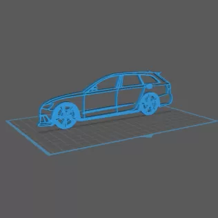 Audi - RS6 Wall Art - Model thumbnail 1