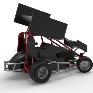 New Zealand Minisprint while turning Scale 1:25 - Model thumbnail 20