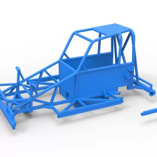 Frame of New Zealand Ministock car Version 2 Scale 1:25 - Model thumbnail 12